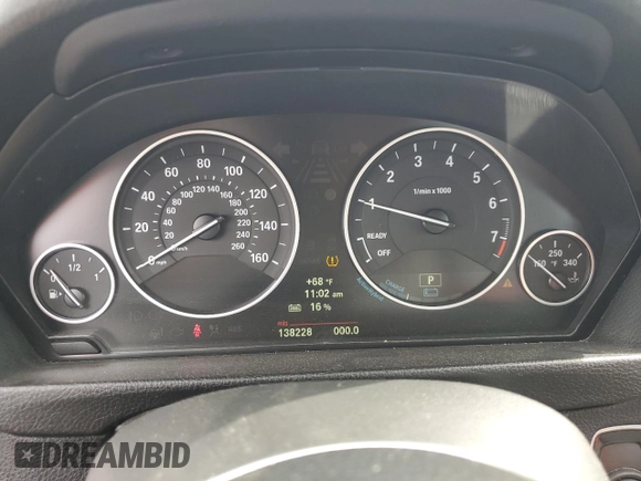 2013 BMW 3 Series ActiveHybrid 3 with VIN WBA3F9C51DF483702, listed as a Copart auction lot 71819564 with 138,228 mi miles and Salvage Title. Bid and sale history available at carsss.com. Image 9.