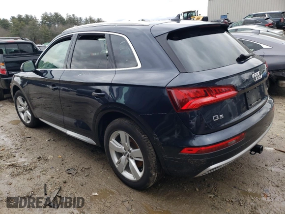2019 Audi Q5 Premium Plus with VIN WA1BNAFY0K2072122, listed as a Copart auction lot 38533103 with 36,762 mi miles. Bid and sale history available at carsss.com. Image 2.
