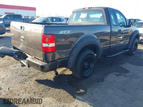 2005 Ford F-150 XL with VIN 1FTRF12245KC49536, listed as a IAAI auction lot 41666376 with 182,361 mi miles. Bid and sale history available at carsss.com. Image 4.