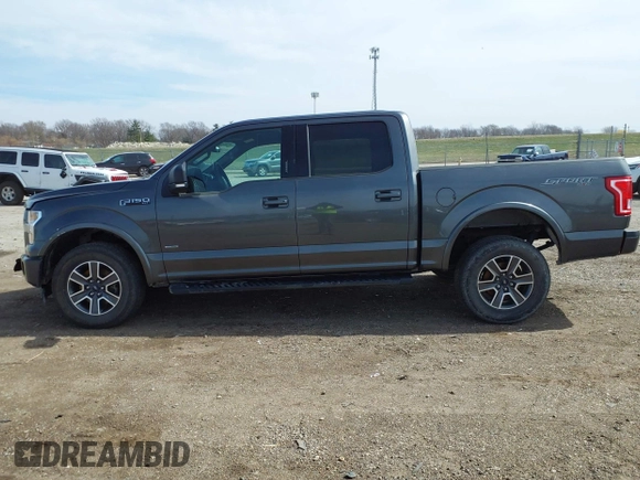 2017 Ford F-150 XL with VIN 1FTEW1EP5HFC13843, listed as a IAAI auction lot 41846415 with 125,277 mi miles. Bid and sale history available at carsss.com. Image 15.