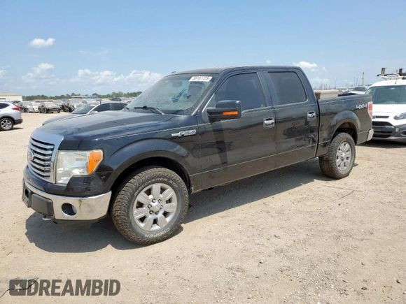 2012 Ford F-150 XL with VIN 1FTFW1EF2CFC06627, listed as a Copart auction lot 58187725 with 185,553 mi miles and Salvage title. Bid and sale history available at DreamBid. Image 1.