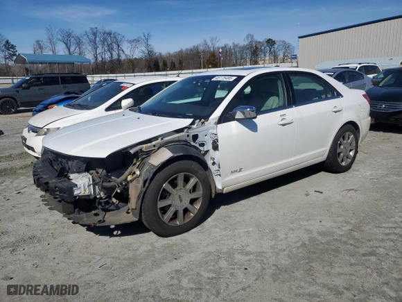 2007 Lincoln MKZ with VIN 3LNHM28T67R636283, listed as a Copart auction lot 45175485 with 60,534 mi miles and Salvage Title. Bid and sale history available at carsss.com. Image 1.