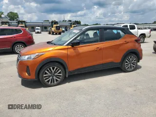 2023 Nissan Kicks SV with VIN 3N1CP5CV0PL550828, listed as a Copart auction lot 56738845 with 23,733 mi miles and Salvage title. Bid and sale history available at DreamBid. Image 1.