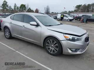 2014 Kia Cadenza Premium with VIN KNALN4D72E5149014, listed as a IAAI auction lot 41719637 with 199,512 mi miles and . Bid and sale history available at DreamBid. Image 1.