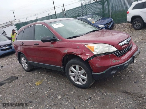 2007 Honda CR-V EX with VIN JHLRE48567C045066, listed as a IAAI auction lot 41949642 with 215,933 mi miles. Bid and sale history available at carsss.com. Image 1.
