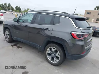 2021 Jeep Compass Limited with VIN 3C4NJCCB0MT571336, listed as a IAAI auction lot 42058191 with 53,039 mi miles and . Bid and sale history available at DreamBid. Image 3.