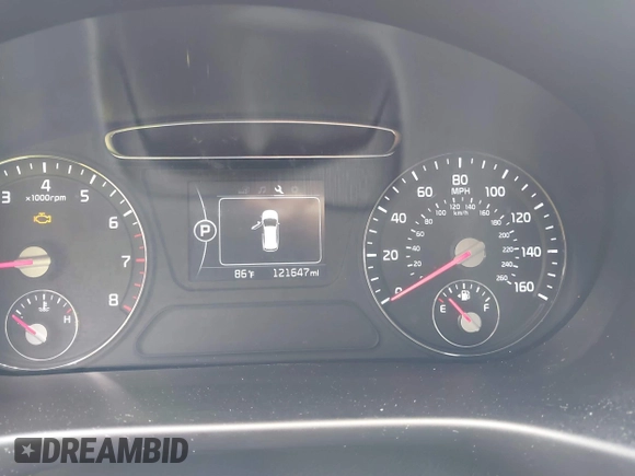 2017 Kia Sorento EX with VIN 5XYPH4A12HG273646, listed as a IAAI auction lot 42443730 with 121,647 mi miles and . Bid and sale history available at DreamBid. Image 7.