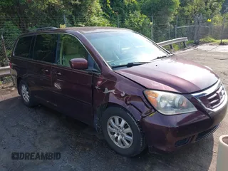 2010 Honda Odyssey EX with VIN 5FNRL3H59AB103405, listed as a IAAI auction lot 42442253 with 129,784 mi miles and . Bid and sale history available at DreamBid. Image 1.