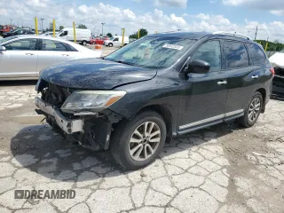 2015 Nissan Pathfinder SL with VIN 5N1AR2MMXFC676803, listed as a Copart auction lot 56932855 with 181,459 mi miles and Salvage title. Bid and sale history available at DreamBid. Image 1.