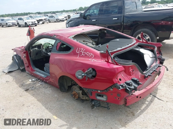 2015 Ford Mustang EcoBoost with VIN 1FA6P8TH8F5412593, listed as a IAAI auction lot 42452873 with Not provided miles and . Bid and sale history available at DreamBid. Image 3.