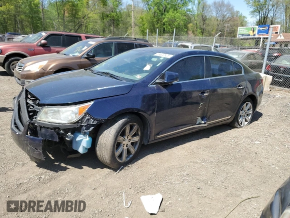 2010 Buick LaCrosse CXL with VIN 1G4GC5GGXAF227132, listed as a Copart auction lot 53622825 with 160,891 mi miles and Salvage Title. Bid and sale history available at carsss.com. Image 1.