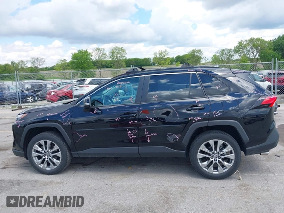 2023 Toyota RAV4 XLE Premium with VIN 2T3A1RFVXPC350896, listed as a IAAI auction lot 42345303 with 26,058 mi miles and . Bid and sale history available at DreamBid. Image 14.