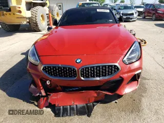 2020 BMW Z4 sDriveM40i with VIN WBAHF9C04LWW48635, listed as a Copart auction lot 56956824 with 8,288 mi miles and Salvage Title. Bid and sale history available at carsss.com. Image 5.