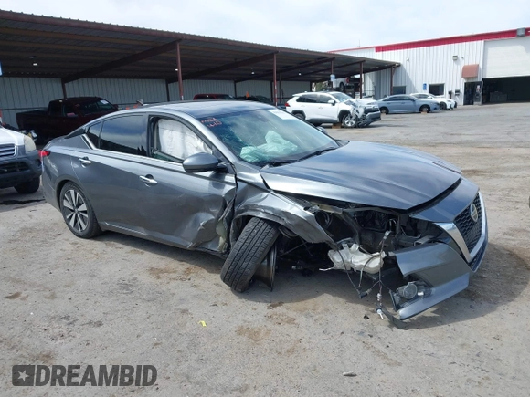 2019 Nissan Altima SL with VIN 1N4BL4EV1KC187977, listed as a IAAI auction lot 42001125 with 157,080 mi miles and . Bid and sale history available at DreamBid. Image 1.