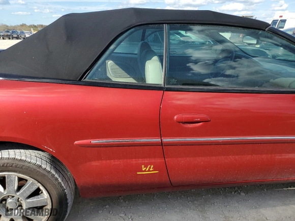 2004 Chrysler Sebring Limited with VIN 1C3EL65R14N412772, listed as a Copart auction lot 77837414 with 73,992 mi miles and Non Repairable. Bid and sale history available at carsss.com. Image 12.