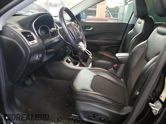 2020 Jeep Compass Latitude with VIN 3C4NJDBB3LT258349, listed as a Copart auction lot 61452715 with 80,933 mi miles and Salvage title. Bid and sale history available at DreamBid. Image 7.
