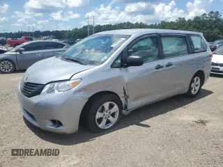 2013 Toyota Sienna L with VIN 5TDZK3DC5DS303477, listed as a Copart auction lot 61820785 with 106,778 mi miles and Salvage title. Bid and sale history available at DreamBid. Image 1.