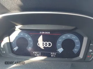 2020 Audi Q3 Premium with VIN WA1AECF37L1071150, listed as a IAAI auction lot 41698945 with 47,821 mi miles. Bid and sale history available at carsss.com. Image 7.
