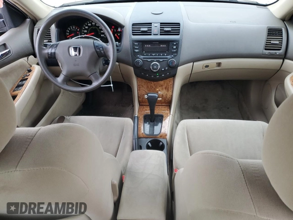 2005 Honda Accord EX with VIN 1HGCM56715A084836, listed as a Copart auction lot 50149345 with 162,872 mi miles and Salvage Title. Bid and sale history available at DreamBid. Image 8.