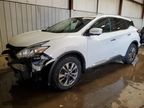 2015 Nissan Murano Platinum with VIN 5N1AZ2MH5FN248676, listed as a Copart auction lot 47376565 with 155,742 mi miles and Salvage Title. Bid and sale history available at carsss.com. Image 1.