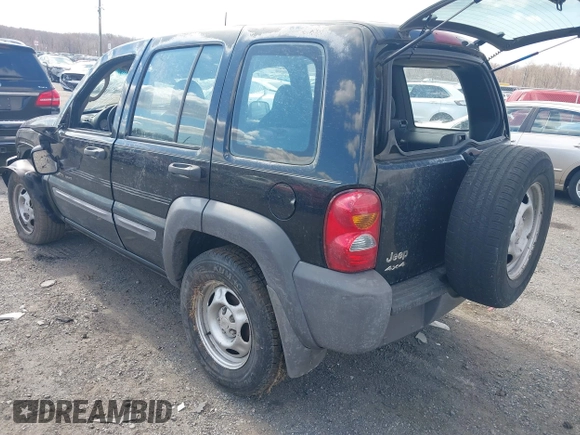 2002 Jeep Liberty Sport with VIN 1J4GL48K82W345855, listed as a IAAI auction lot 41687317 with 231,969 mi miles. Bid and sale history available at carsss.com. Image 3.