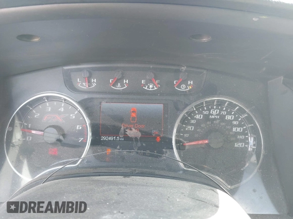 2013 Ford F-150 XL with VIN 1FTFW1CF2DFD94327, listed as a IAAI auction lot 41817344 with 292,491 mi miles and . Bid and sale history available at DreamBid. Image 7.