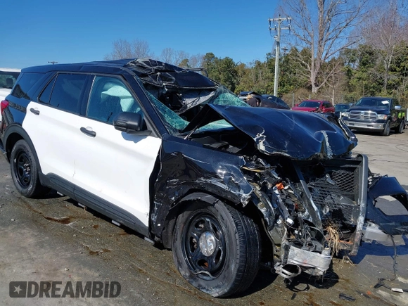 2023 Ford Police Interceptor Utility z VIN 1FM5K8AW8PNA01410, wystawiony jako IAAI lot #41623905 z przebiegiem 24 978 mil mil oraz . Historia ofert i sprzedaży dostępna na DreamBid. Obrazek 1.