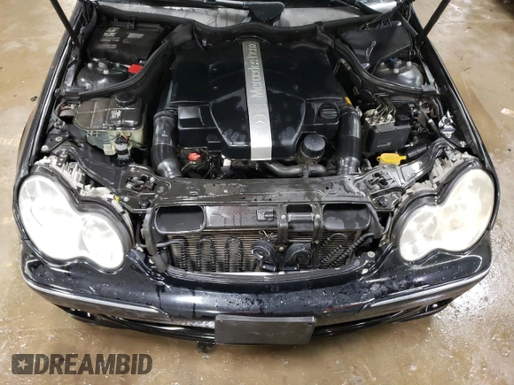 2005 Mercedes-Benz C 240 with VIN WDBRF81J85F591192, listed as a Copart auction lot 47052025 with 143,191 mi miles and Salvage Title. Bid and sale history available at DreamBid. Image 11.