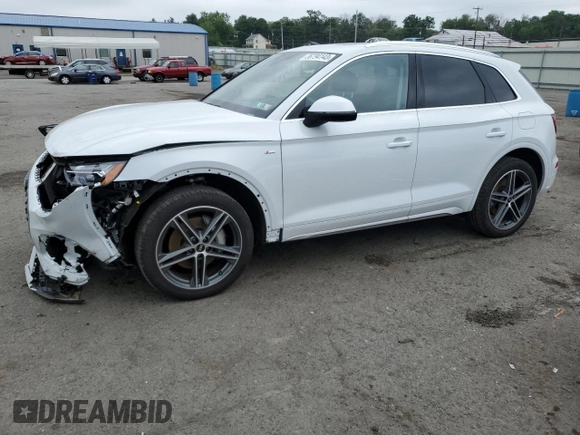2021 Audi Q5 Premium with VIN WA1G2AFY7M2081031, listed as a Copart auction lot 56794143 with 15,980 mi miles and . Bid and sale history available at DreamBid. Image 1.