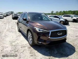 2020 Infiniti QX50 LUXE with VIN 3PCAJ5M15LF110372, listed as a Copart auction lot 48747493 with 27,641 mi miles. Bid and sale history available at carsss.com. Image 12.