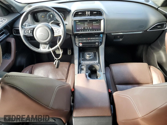 2017 Jaguar F-Pace S with VIN SADCM2BV3HA497710, listed as a Copart auction lot 53734735 with 61,303 mi miles and Clean Title. Bid and sale history available at DreamBid. Image 8.