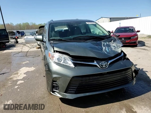 2020 Toyota Sienna LE z VIN 5TDJZ3DC3LS240743, wystawiony jako Copart lot #52117865 z przebiegiem 93 047 mil mil oraz Szkoda całkowita • Salvage title. Historia ofert i sprzedaży dostępna na DreamBid. Obrazek 15.