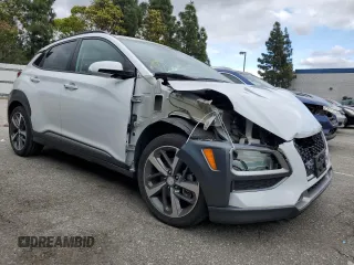2020 Hyundai Kona Limited with VIN KM8K33A52LU408620, listed as a Copart auction lot 49206055 with 29,174 mi miles and Salvage Title. Bid and sale history available at carsss.com. Image 4.