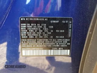 2021 Volkswagen ID.4 Pro S z VIN WVGUNPE2XMP066456, wystawiony jako Copart lot #43971075 z przebiegiem 16 729 mil mil oraz Szkoda całkowita • Salvage title. Historia ofert i sprzedaży dostępna na DreamBid. Obrazek 15.