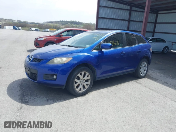 2007 Mazda CX-7 Sport with VIN JM3ER293370157768, listed as a IAAI auction lot 41924682 with 123,391 mi miles. Bid and sale history available at carsss.com. Image 2.