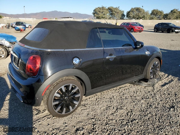 2021 MINI Convertible Cooper S with VIN WMWWJ5C02M3M20151, listed as a Copart auction lot 79937594 with NaN miles and Salvage Title. Bid and sale history available at carsss.com. Image 3.