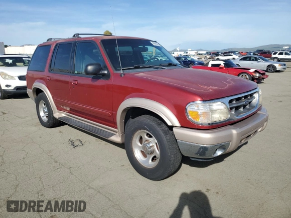 2000 Ford Explorer Eddie Bauer z VIN 1FMZU74E3YZB27368, wystawiony jako Copart lot #45900545 z przebiegiem 154 651 mil mil oraz Szkoda całkowita • Salvage title. Historia ofert i sprzedaży dostępna na DreamBid. Obrazek 4.