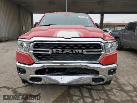 2023 Ram 1500 Big Horn with VIN 1C6RRFBG4PN525383, listed as a Copart auction lot 43139465 with 20,769 mi miles and Salvage Title. Bid and sale history available at carsss.com. Image 5.