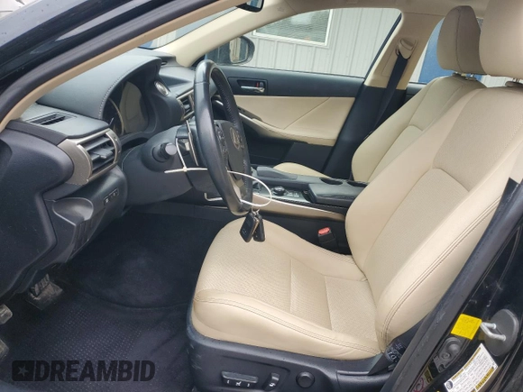 2014 Lexus IS 250 with VIN JTHCF1D21E5000577, listed as a Copart auction lot 56683535 with 110,430 mi miles and Salvage title. Bid and sale history available at DreamBid. Image 7.