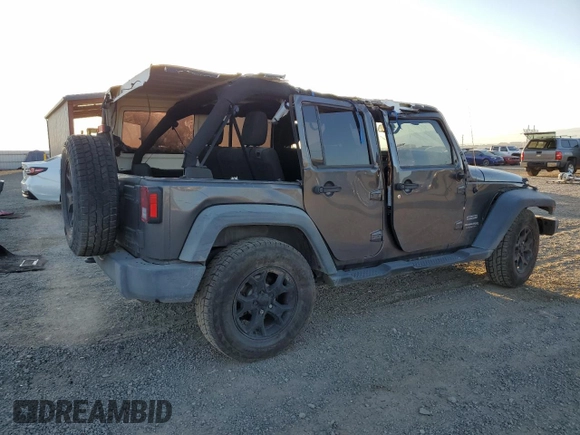 2018 Jeep Wrangler JK Unlimited Sport S with VIN 1C4BJWDG3JL926599, listed as a Copart auction lot 73749114 with 88,982 mi miles and Salvage Title. Bid and sale history available at carsss.com. Image 3.