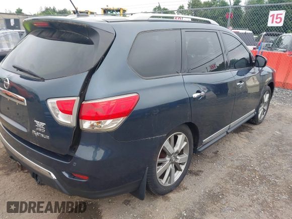 2013 Nissan Pathfinder SV with VIN 5N1AR2MM1DC690487, listed as a IAAI auction lot 42611901 with 158,362 mi miles and . Bid and sale history available at DreamBid. Image 6.
