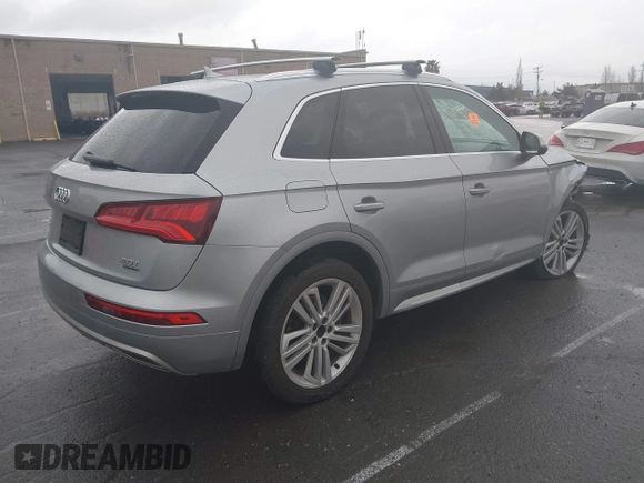 2018 Audi Q5 Premium Plus with VIN WA1BNAFY3J2044961, listed as a IAAI auction lot 41720171 with 98,481 mi miles. Bid and sale history available at carsss.com. Image 4.