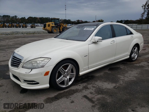 2012 Mercedes-Benz S 550 with VIN WDDNG9EB0CA415646, listed as a Copart auction lot 80232034 with 130,113 mi miles and Salvage Title. Bid and sale history available at DreamBid. Image 1.