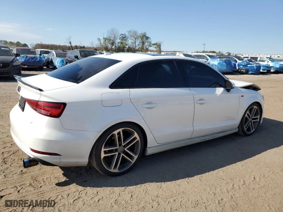 2017 Audi A3 Sedan Premium with VIN WAUB8GFF8H1026340, listed as a Copart auction lot 88479015 with NaN miles and Salvage Title. Bid and sale history available at carsss.com. Image 3.