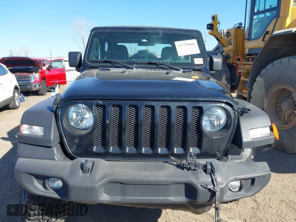 2021 Jeep Wrangler Sport with VIN 1C4GJXAG8MW559296, listed as a IAAI auction lot 41759848 with 47,374 mi miles and . Bid and sale history available at DreamBid. Image 12.
