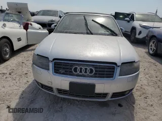2005 Audi A4 3.0L with VIN WAUDT48H45K004555, listed as a Copart auction lot 75115524 with 0 mi miles and Non Repairable. Bid and sale history available at carsss.com. Image 5.