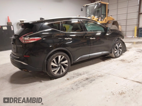 2018 Nissan Murano SV with VIN 5N1AZ2MG3JN189028, listed as a IAAI auction lot 41292450 with 126,997 mi miles and . Bid and sale history available at carsss.com. Image 4.