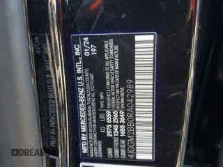 2024 Mercedes-Benz EQE 350+ z VIN 4JGGM2BB0RA042989, wystawiony jako Copart lot #77078554 z przebiegiem Nie podano mil oraz Szkoda całkowita • Salvage title. Historia ofert i sprzedaży dostępna na DreamBid. Obrazek 13.