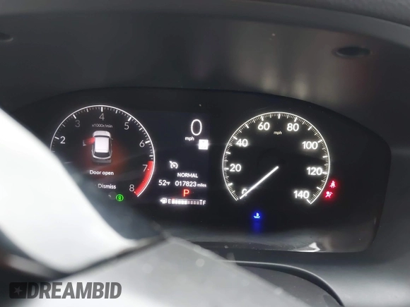 2024 Honda HR-V LX with VIN 3CZRZ2H33RM709002, listed as a IAAI auction lot 42319822 with 17,823 mi miles and . Bid and sale history available at DreamBid. Image 15.