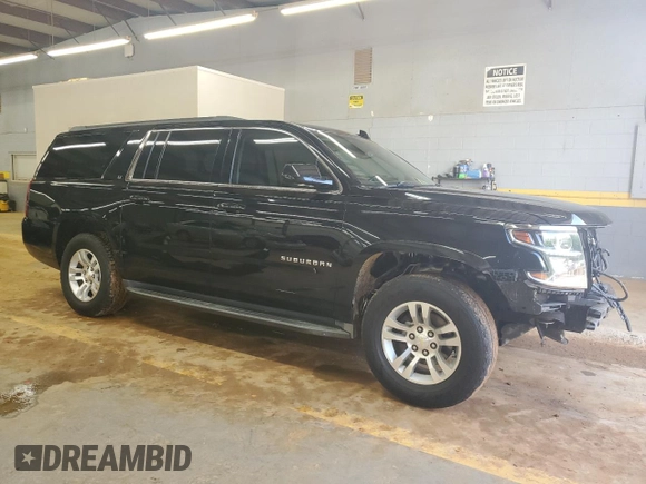 2015 Chevrolet Suburban LT z VIN 1GNSKJKC2FR744694, wystawiony jako Copart lot #56769735 z przebiegiem 125 944 mil mil oraz Szkoda całkowita • Salvage title. Historia ofert i sprzedaży dostępna na DreamBid. Obrazek 4.